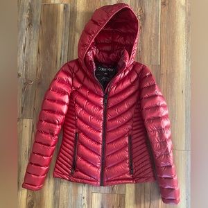 Calvin Klein Women’s Red Puffer Jacket